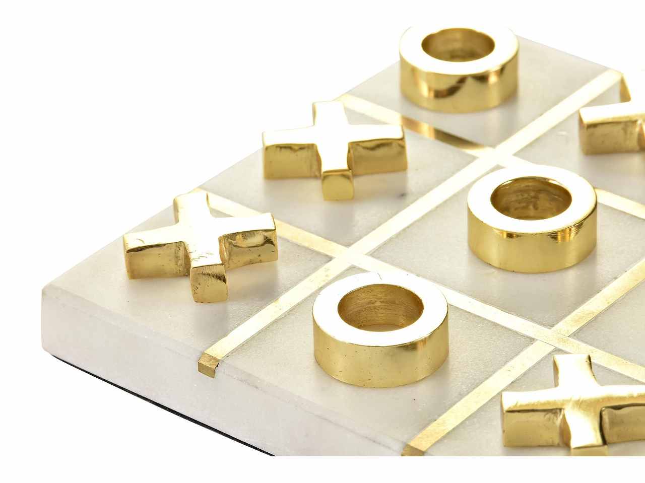 Gioco tris in marmo 14x14x2,5cm