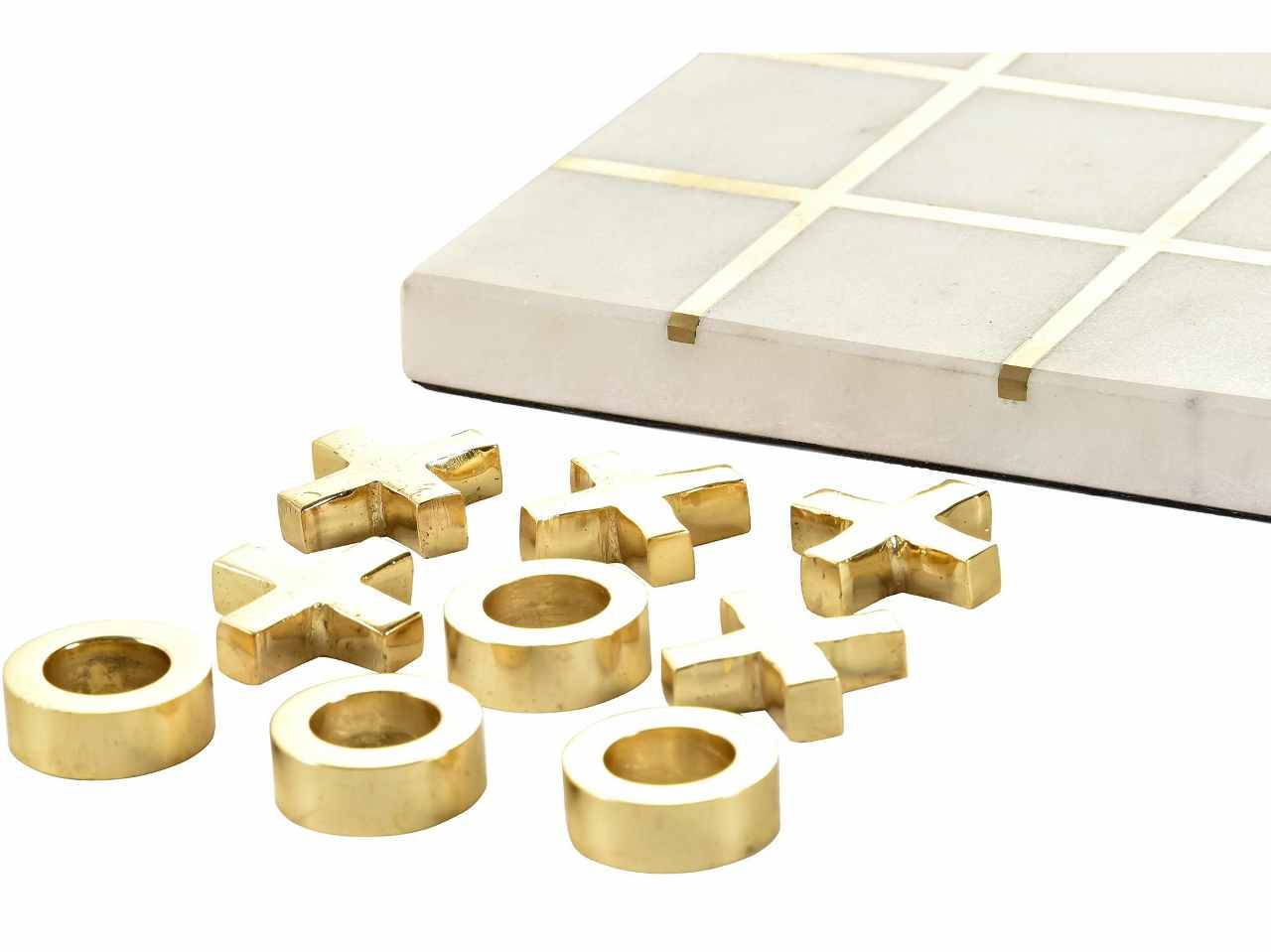 Gioco tris in marmo 14x14x2,5cm