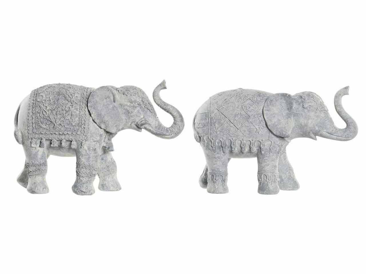 ELEFANTE in RESINA 29X11X19cm 2 assortimenti