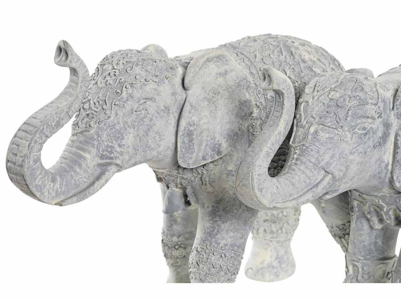 ELEFANTE in RESINA 29X11X19cm 2 assortimenti