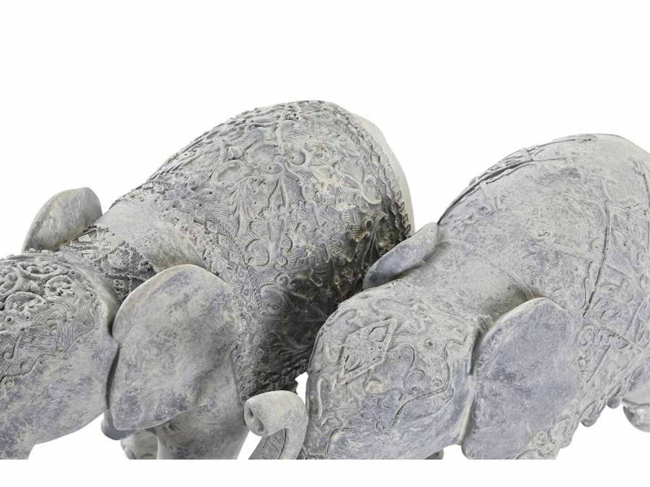 ELEFANTE in RESINA 29X11X19cm 2 assortimenti