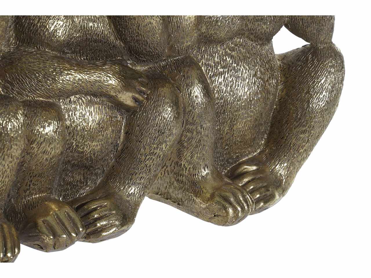 Scimmie resina 28,5x19,6 oro fd-196320