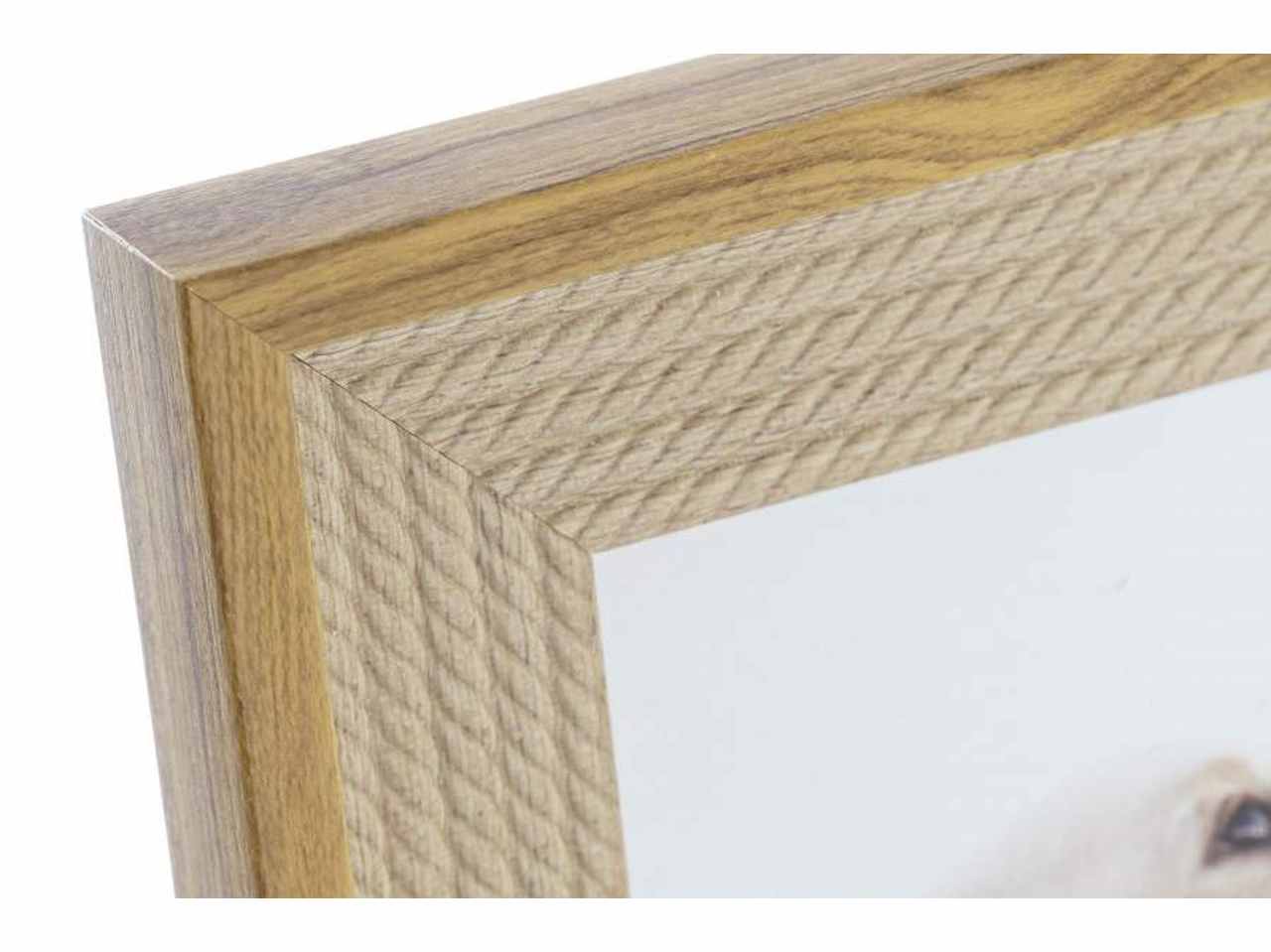 Cornice portafoto 15x20cm mdf 21,5x2x27cm naturale