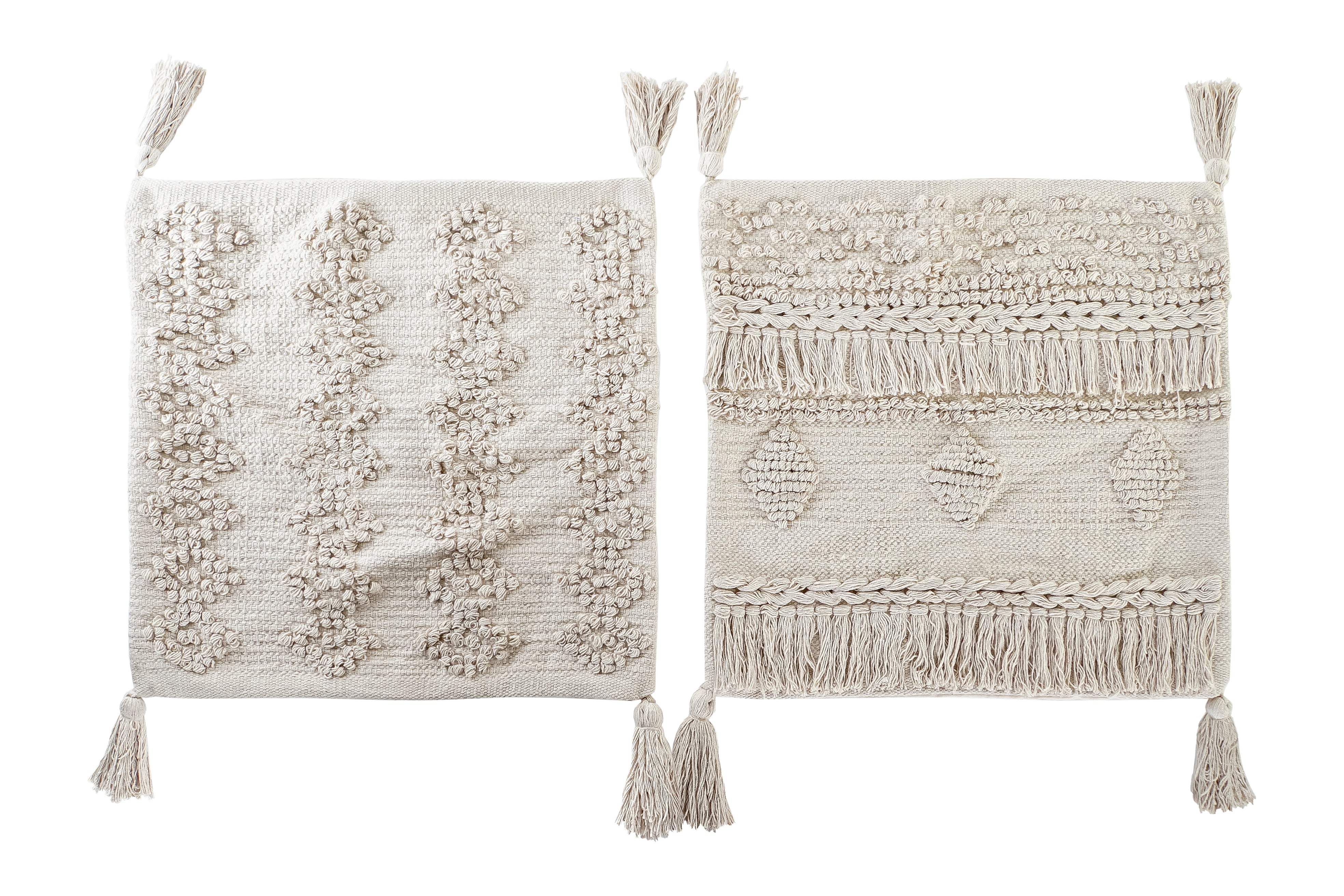 Federa in cotone 60x3x60cm flecos in 2 modelli assortiti