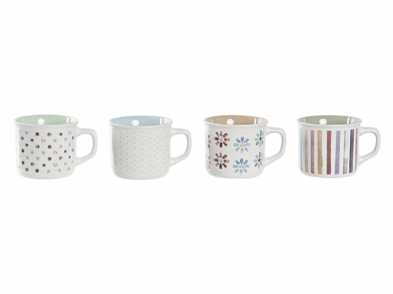 TAZZA GRES PORCELLANA 10,5X8,5X7cm 220ML 4 assortimenti