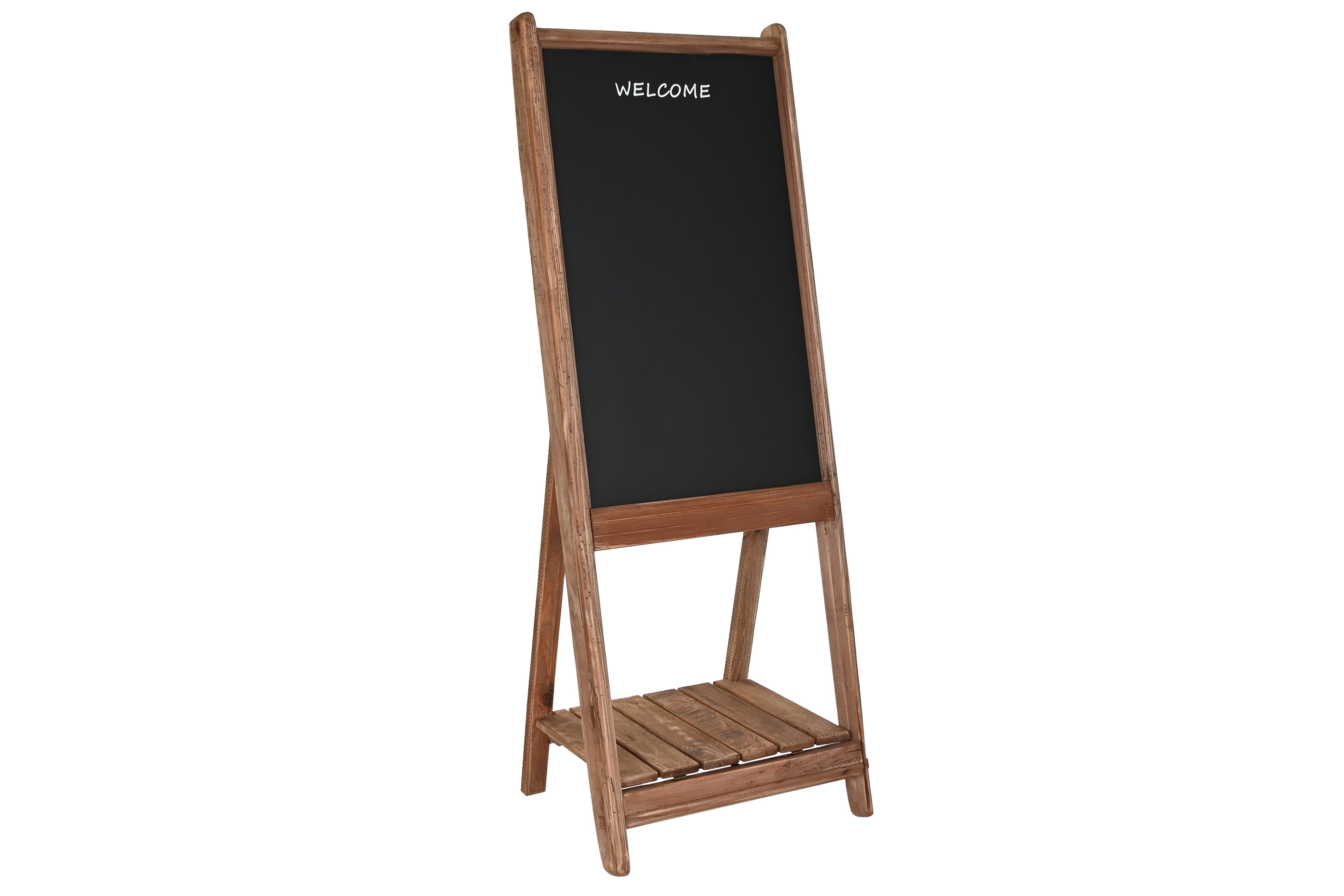 Lavagna in legno riciclato 62x50x165cm