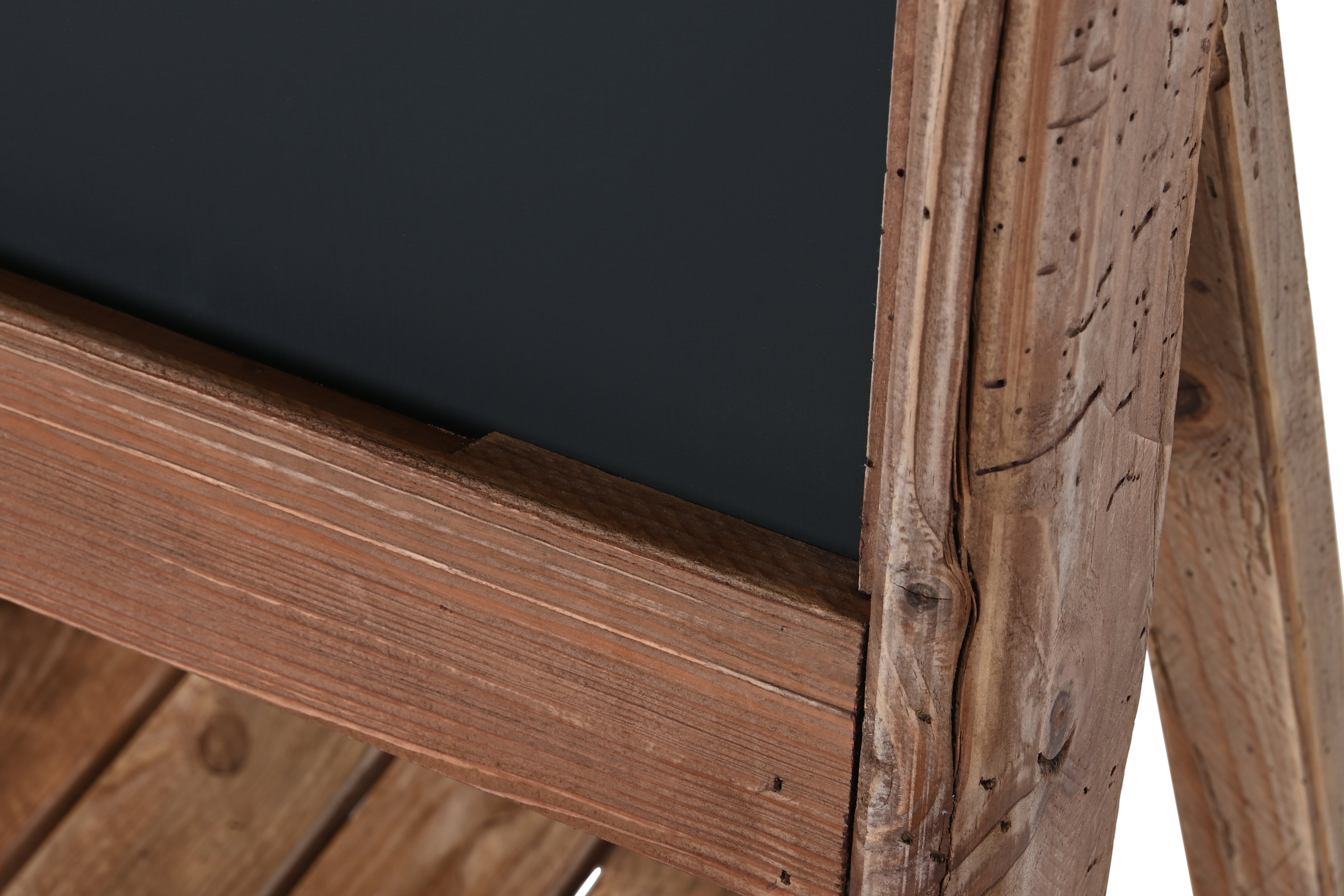 Lavagna in legno riciclato 62x50x165cm