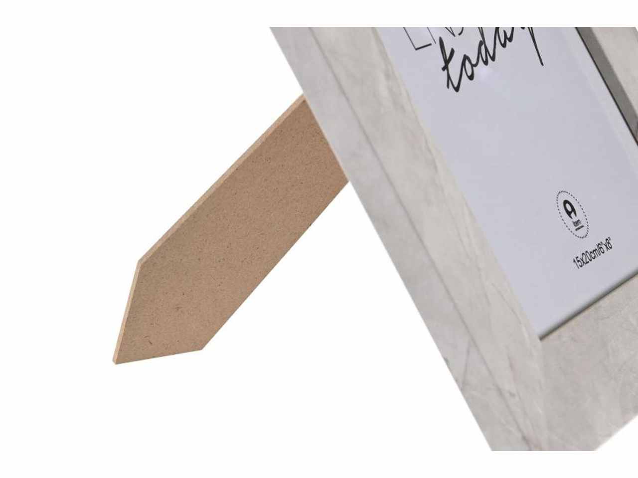 CORNICE portaFOTO 15X20cm MDF CRISTALLO 21X1,5X26cm 2 assortimenti