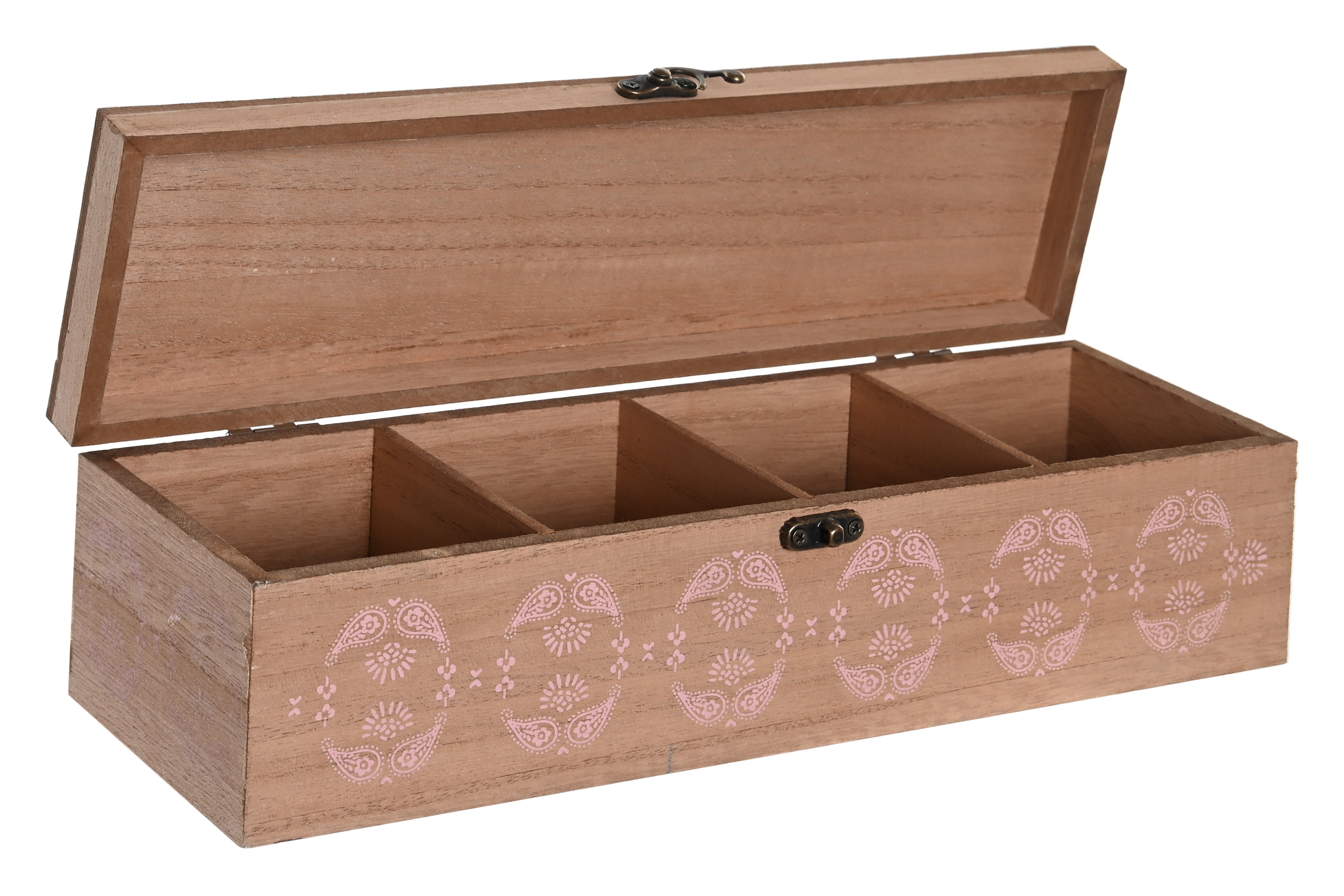 Scatola per infusioni in mdf 30x9x8cm in 3 modelli assortiti