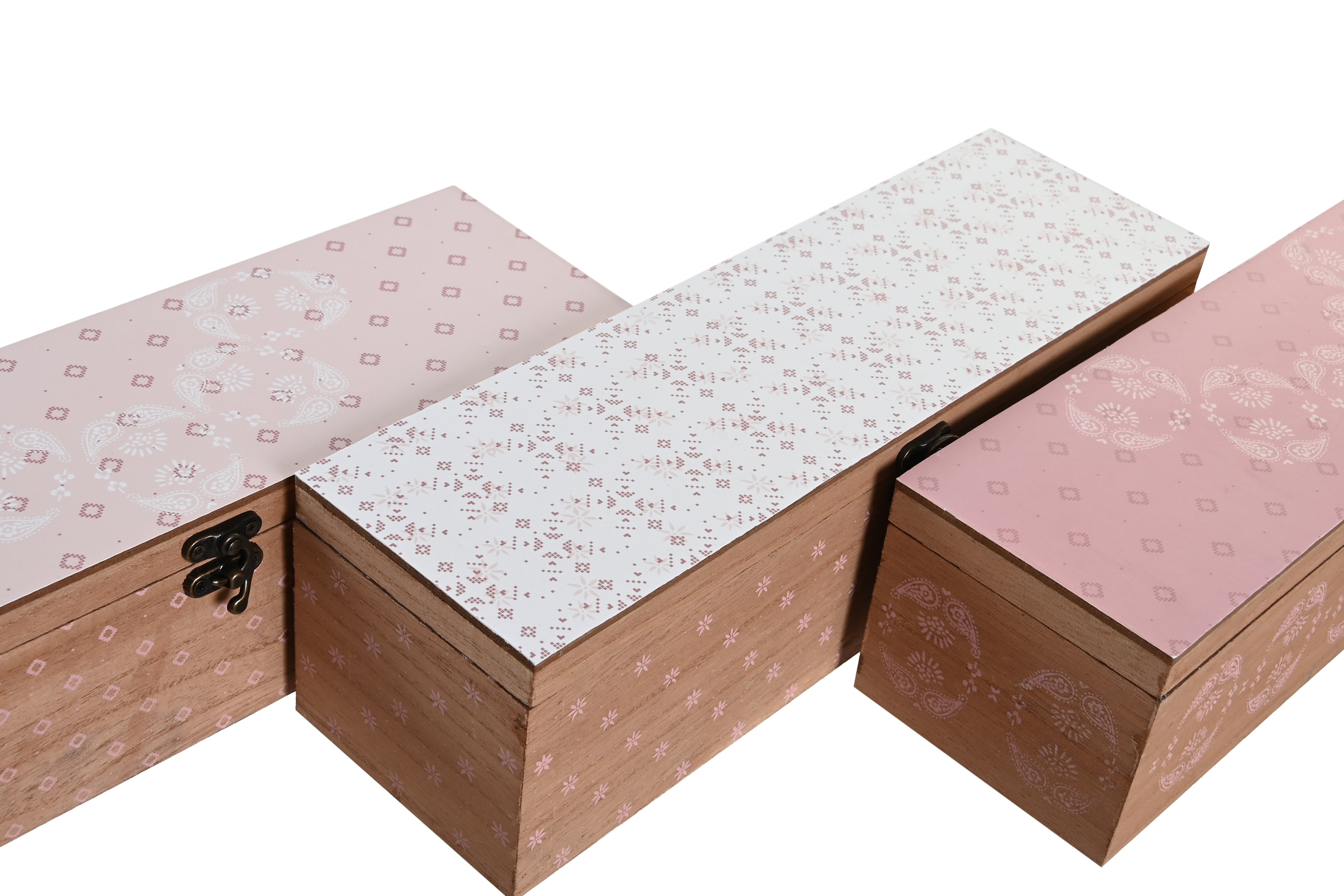 Scatola per infusioni in mdf 30x9x8cm in 3 modelli assortiti