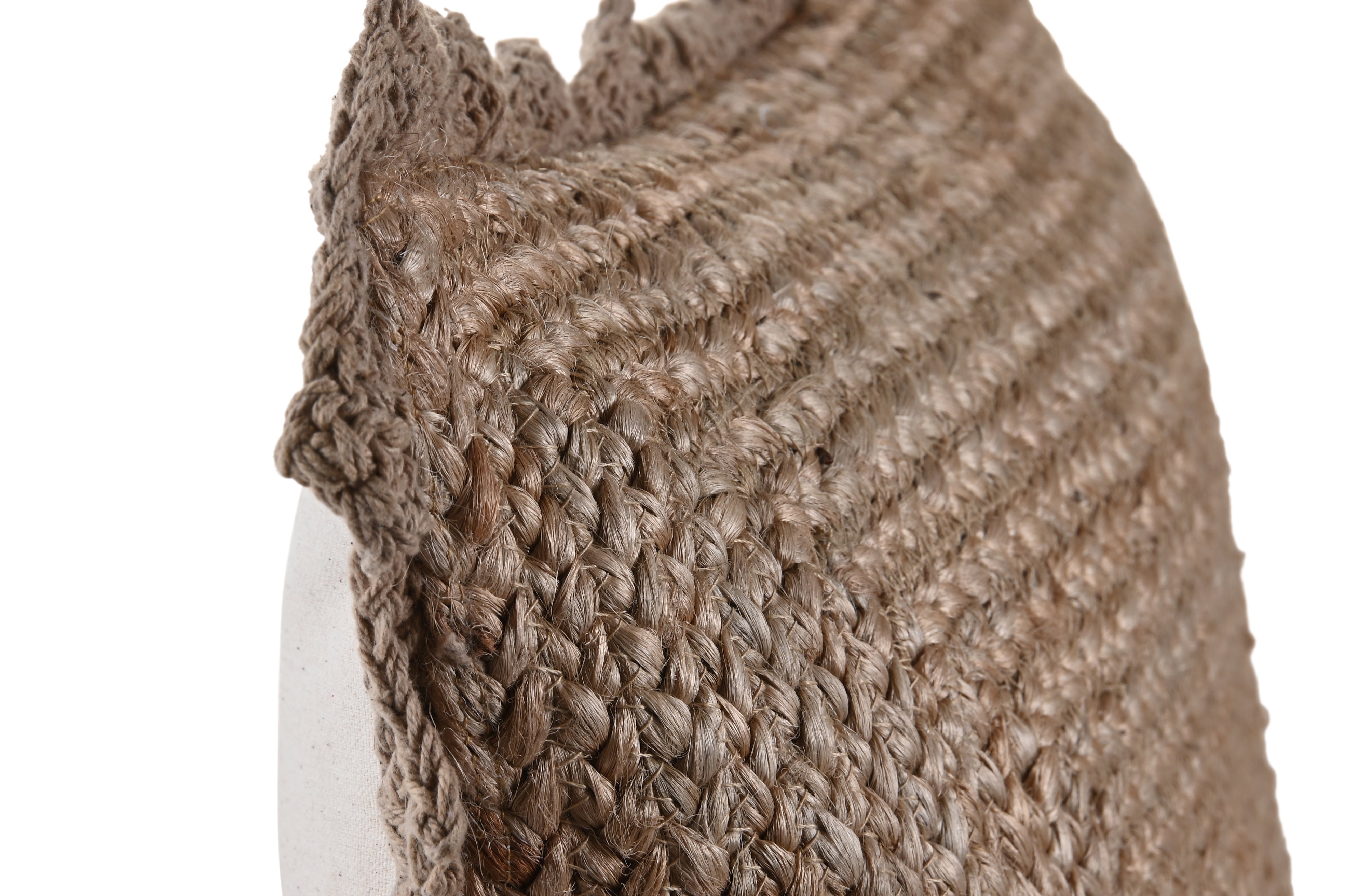 Cuscino in iuta 50x15x30cm 700gr con nodo decorativo in 2 modelli assortiti