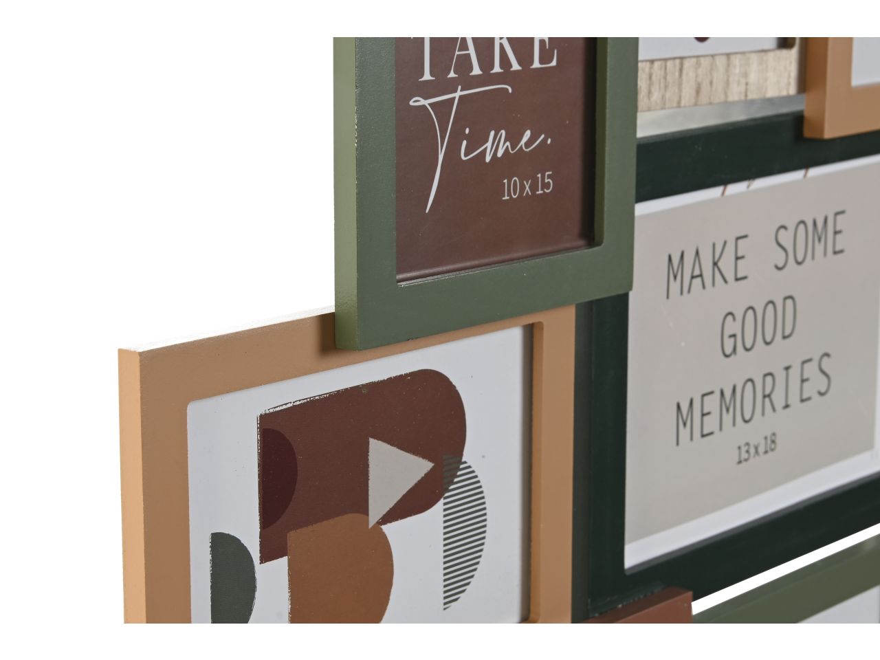 Cornice multifoto in mdf 56x1,6x49cm 8 posti