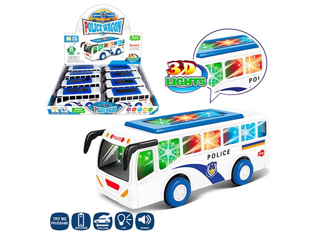 Autobus elettrico c/luce 95548