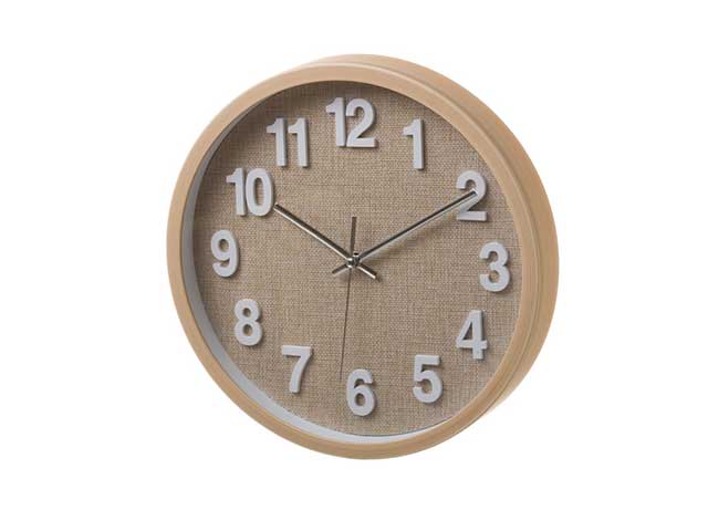 orologio parete 30cm rame c37362030