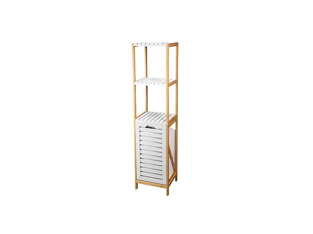 scaffalatura 2 ripiani e 1 cesto 123745