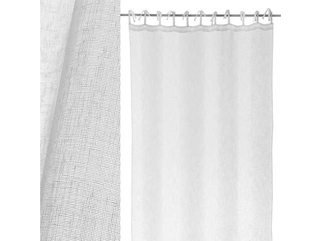 linea cortina tenda 140x260cm bianco 124487