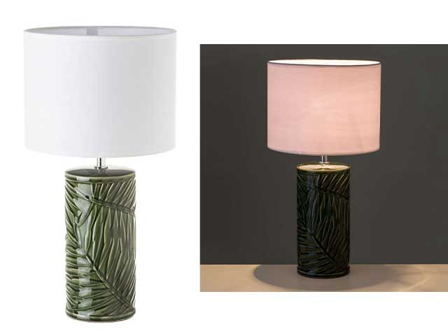 lampadaceramica verde 26x26x51cm 125681