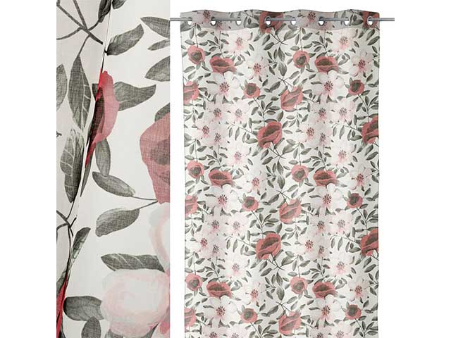 Tenda 140x260cm c/dec.peonia 136418