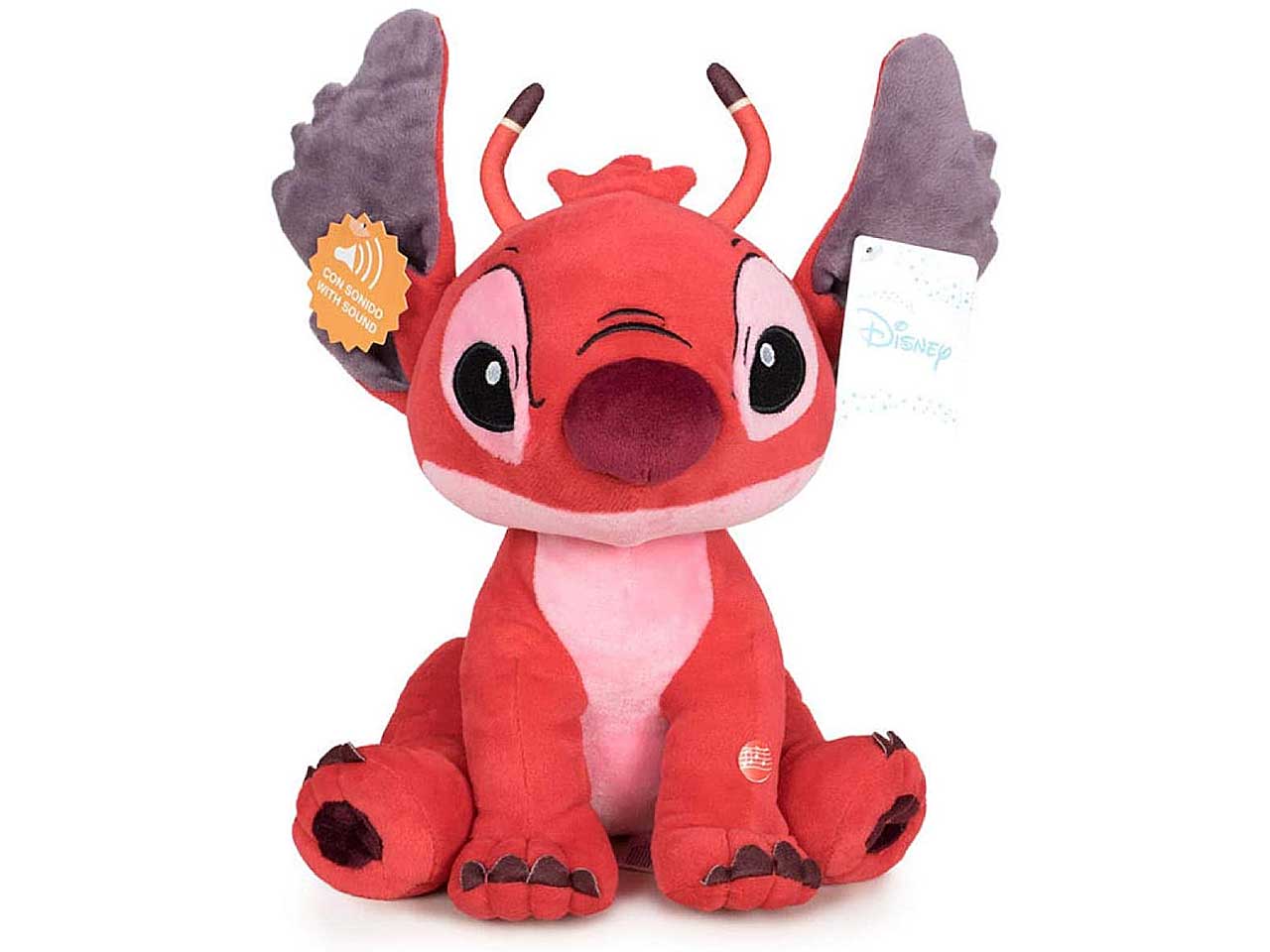 peluche stitch rosso 35cm c/suono 260004792