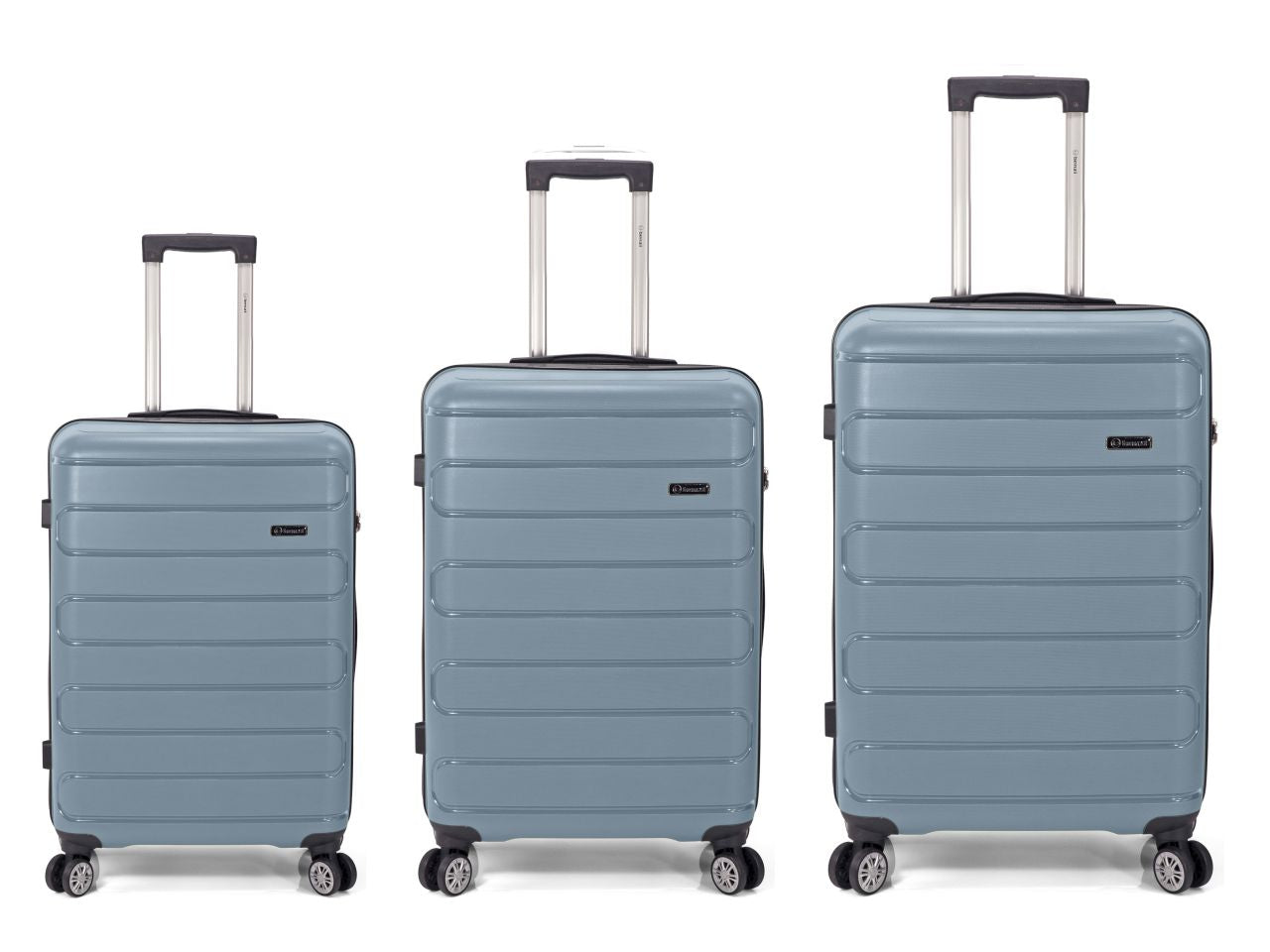 Juego set di 3 trolley con 4 ruote
