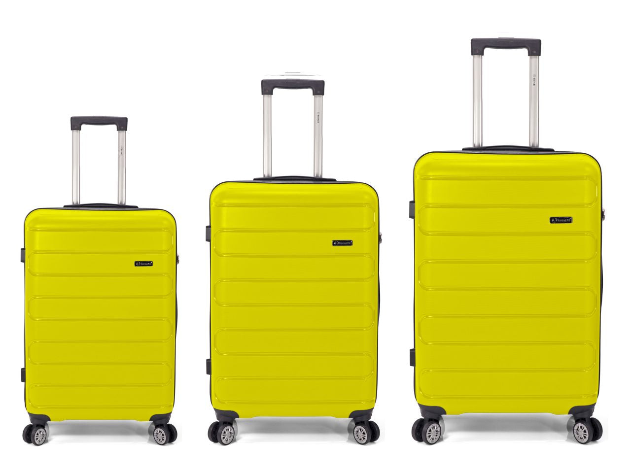 Juego set di 3 trolley con 4 ruote
