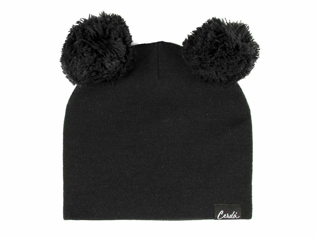 Mickey cappello nero con applicazione
