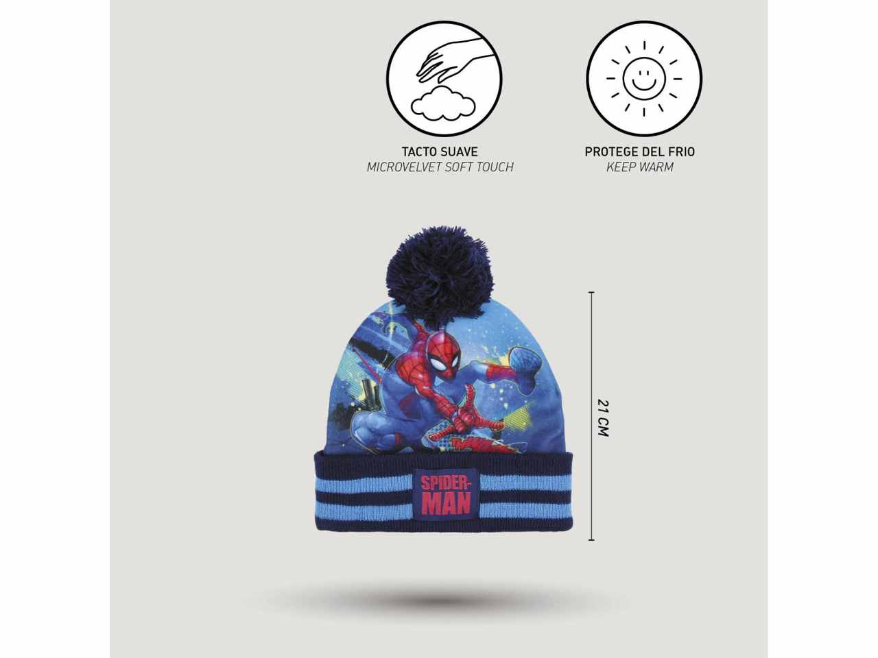 Spiderman cappello con guanti