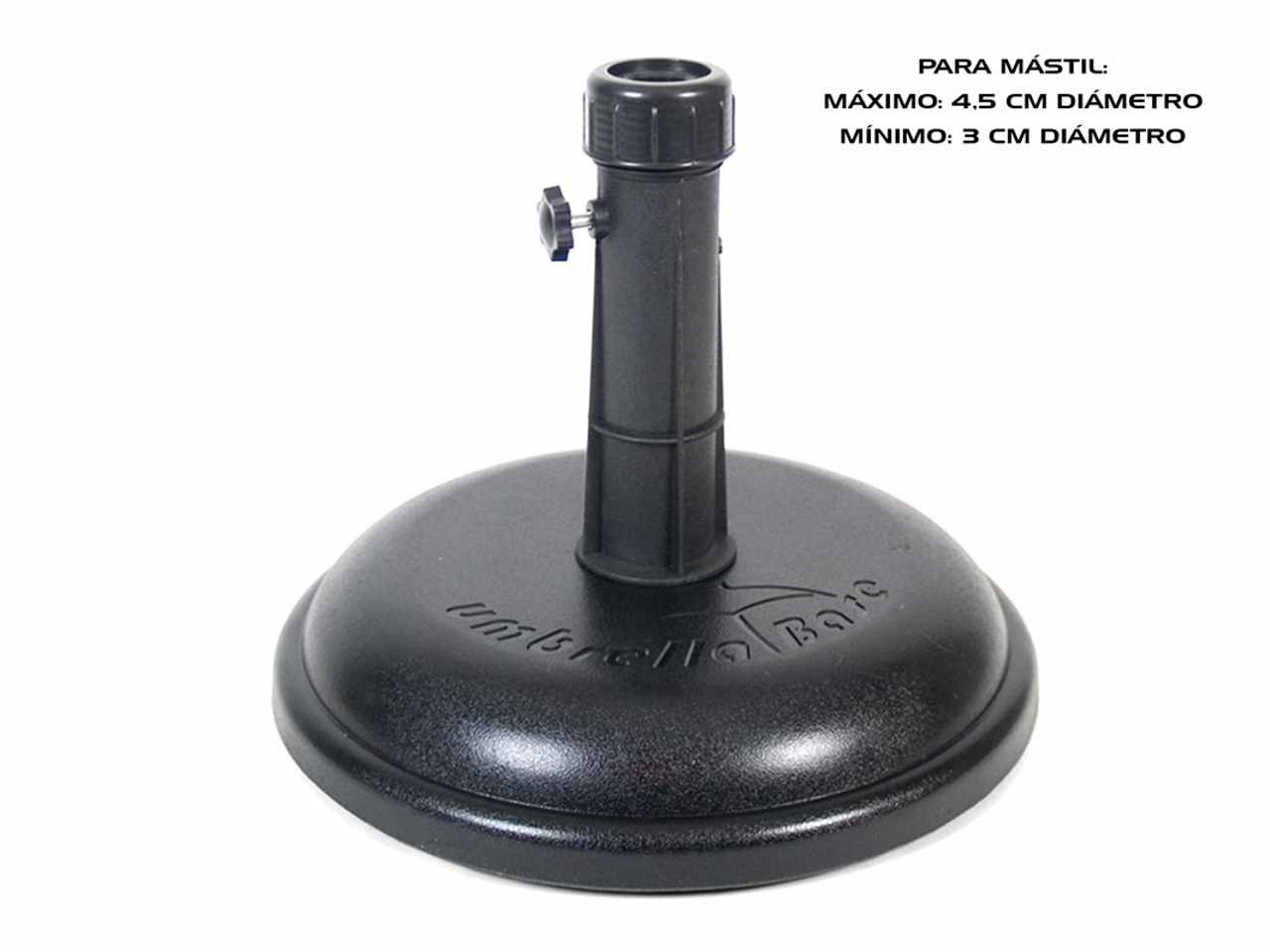 Base per ombrellone da esterno nera 16kg