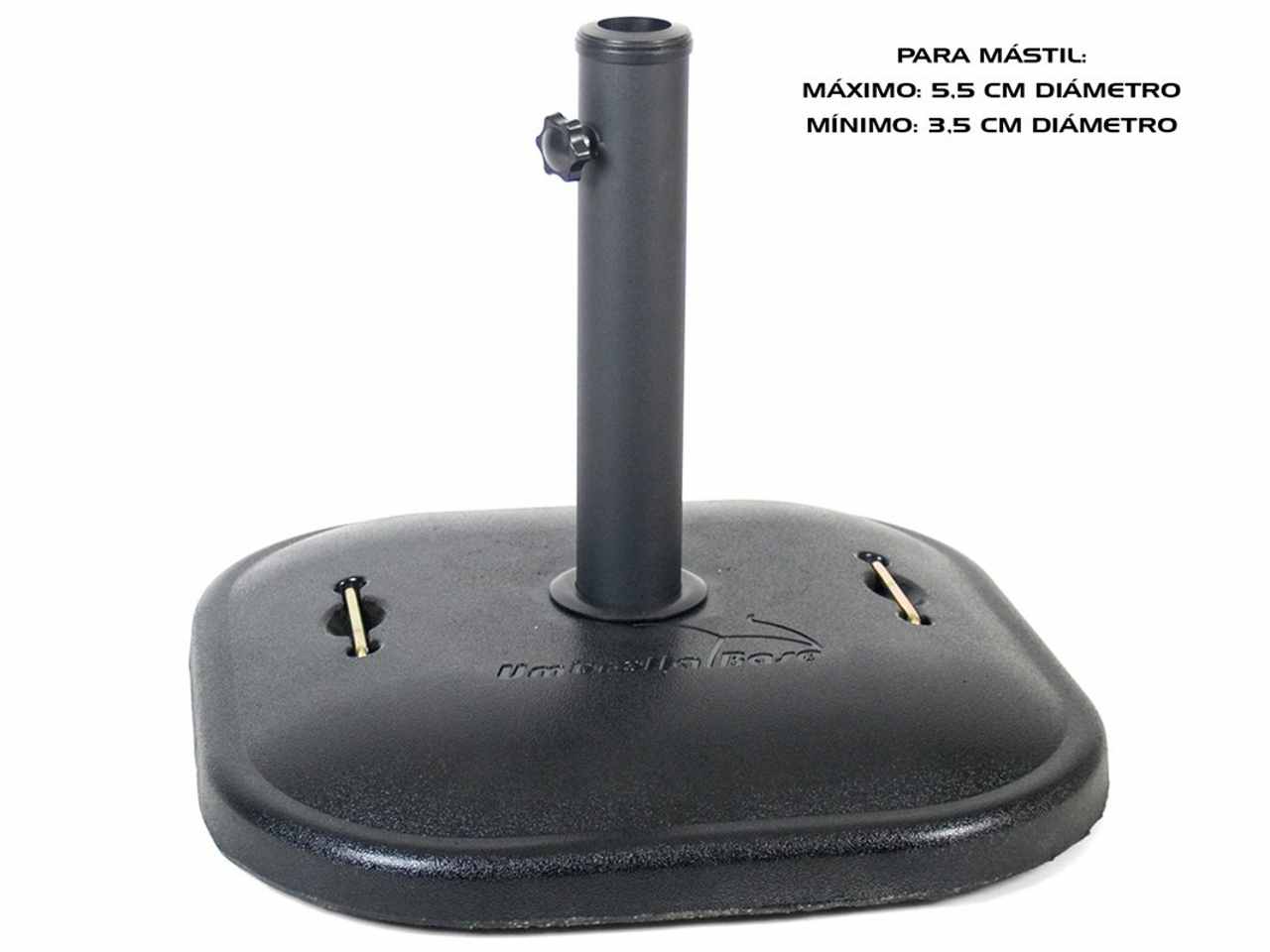 Base per ombrellone da esterno nera 25kg
