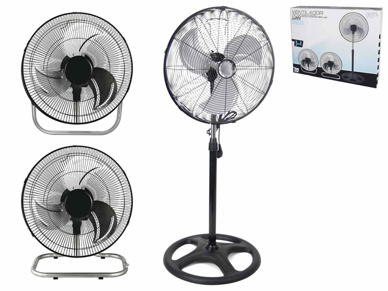 Ventilatore 45cm 70w 3 in 1