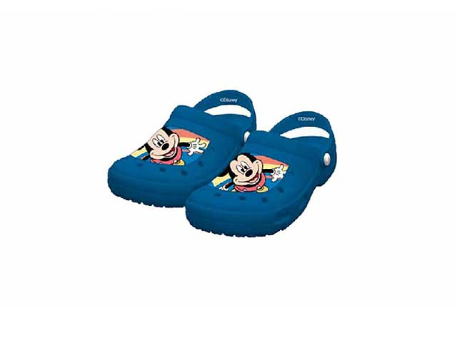 Ciabatte in gomma con fori crocs mickey
