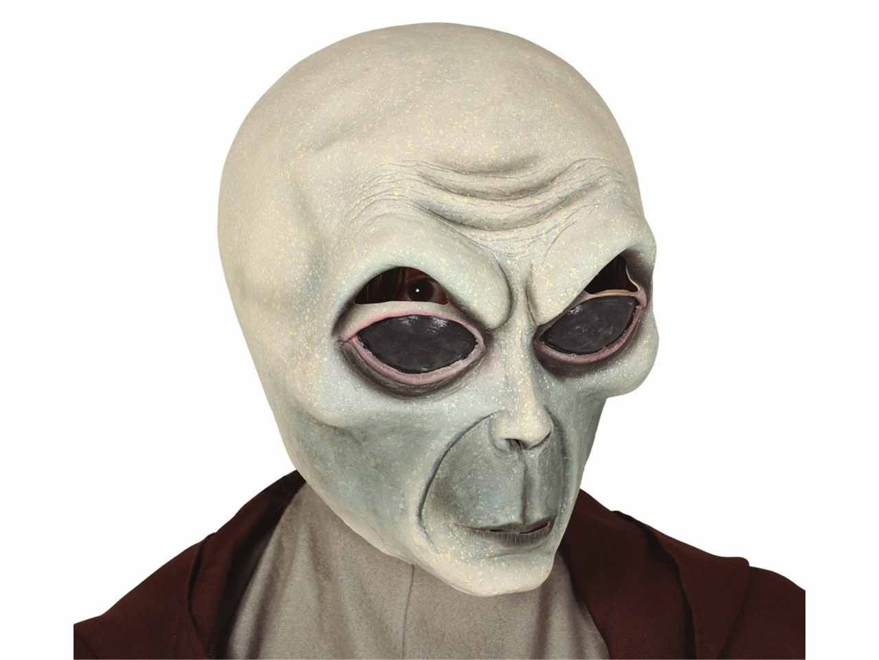 Maschera da extraterrestre alieno in lattice