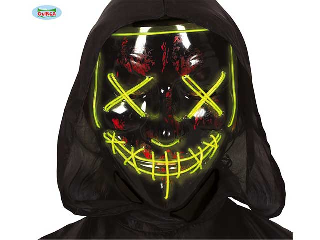 Maschera nera c/luce 2271
