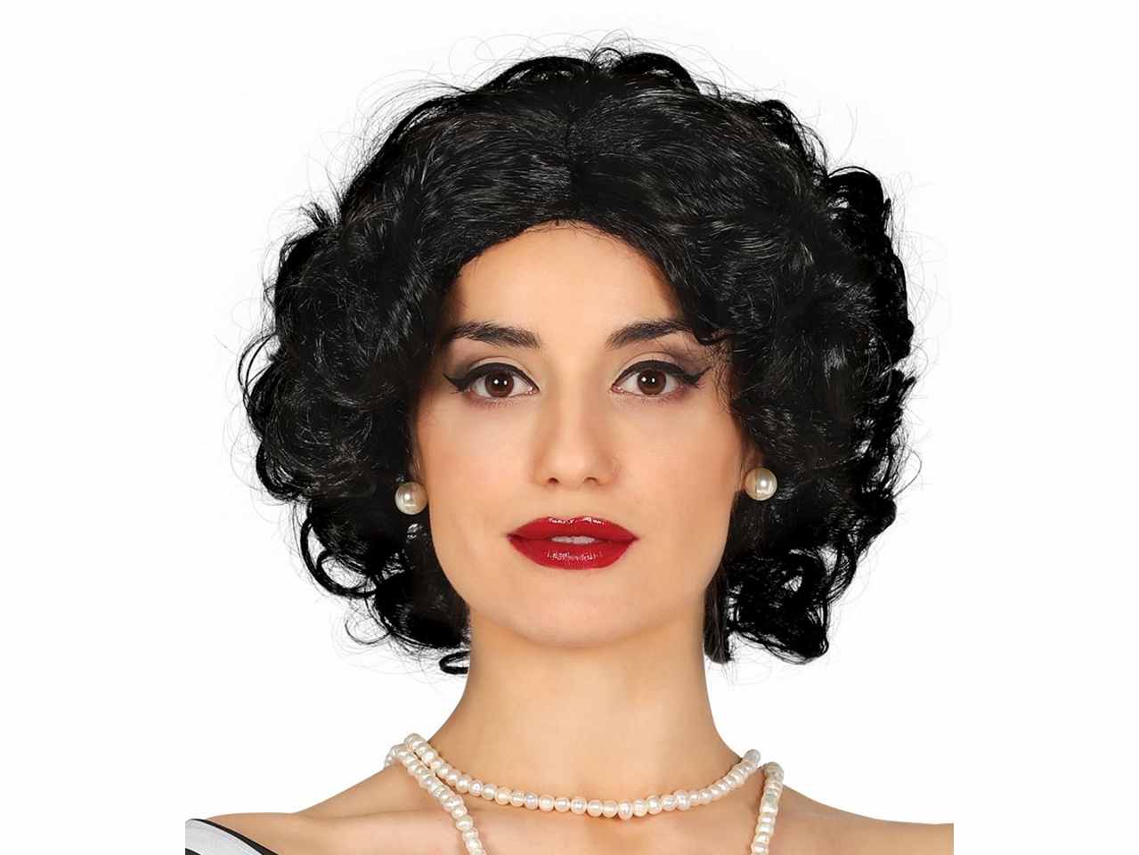 Parrucca riccia anni 20 betty boop