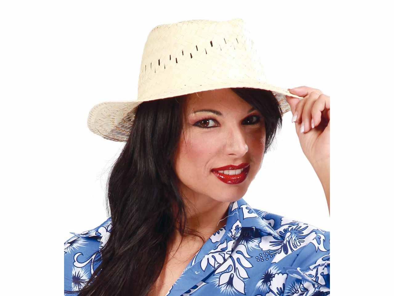 Cappello di paglia modello panama misura unica