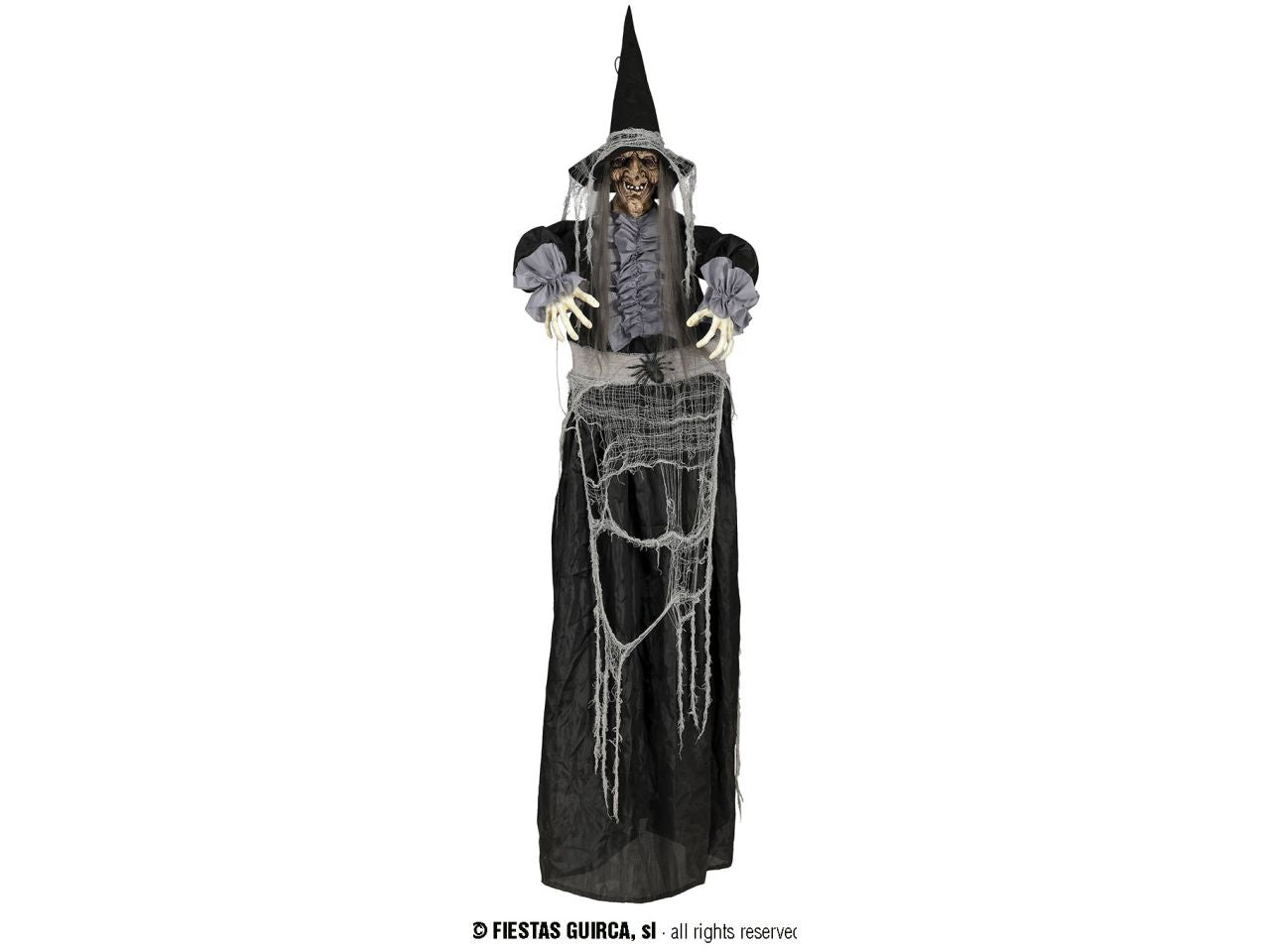 Strega sospesa 180cm con luci e suoni