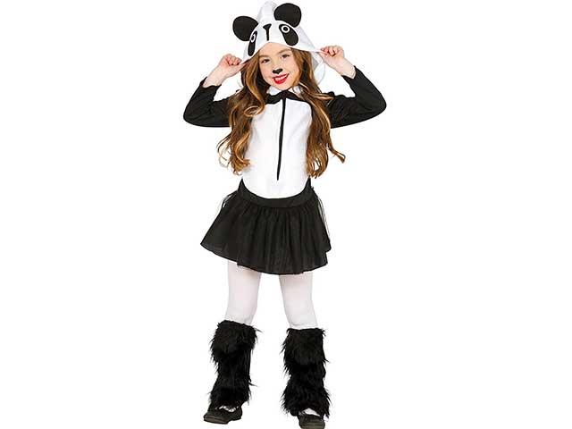 COSTUME DA PANDA BAMBINO TAGLIA 10-12 ANNI