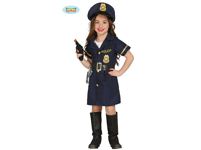 COSTUME DA POLIZIOTTA BAMBINA TAGLIA 7-9 ANNI
