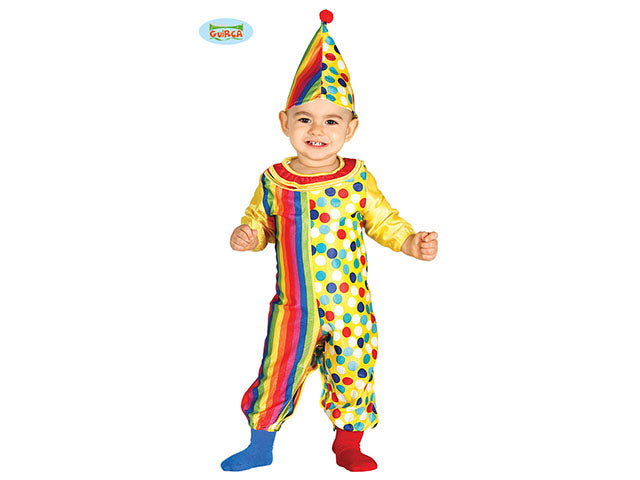 COSTUME DA BABY CLOWN TAGLIA 18-24 MESI
