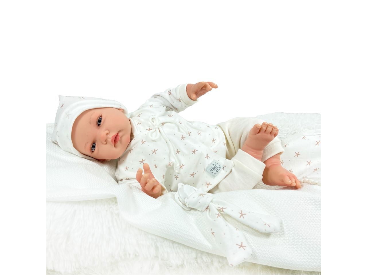 Bambola celia premium reborn colore bianco
