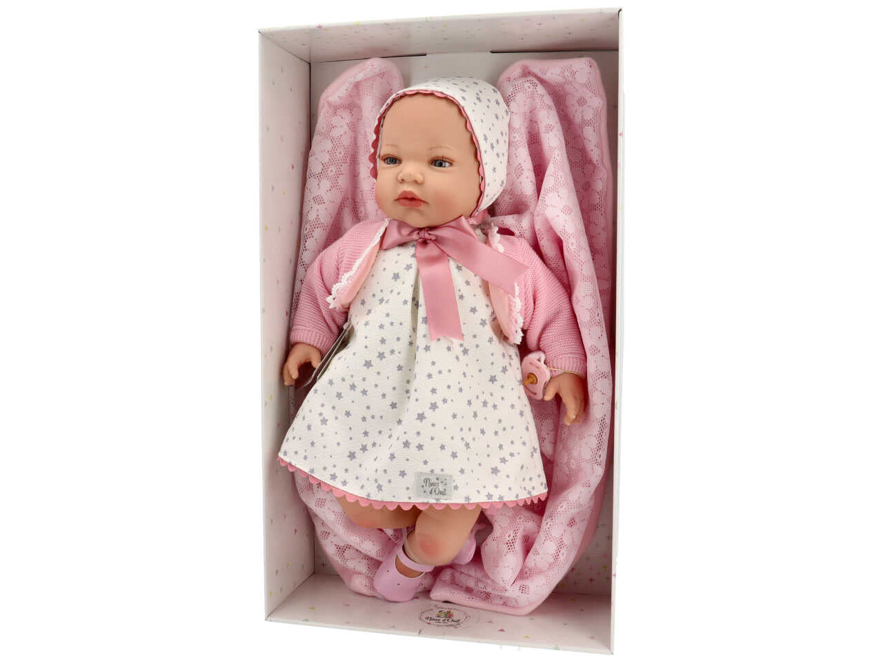 bambola sandra newborn rosa 9942