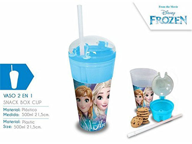 Frozen bicchiere c/cannuccia wd19597
