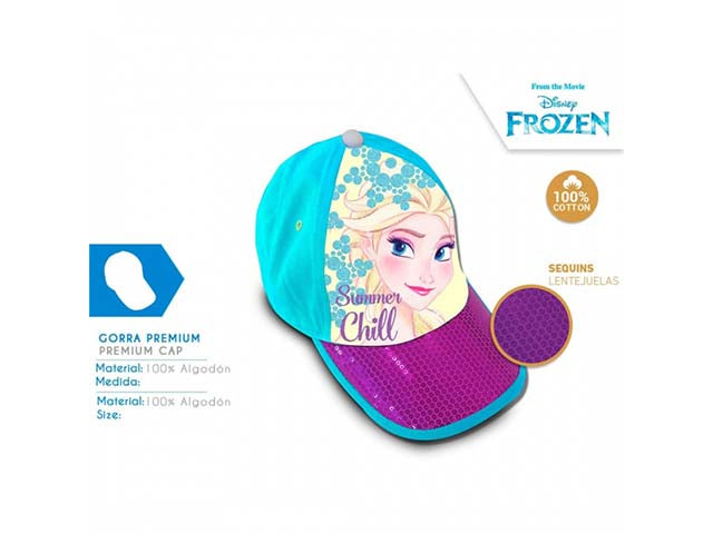 cappello mare con visiera frozen