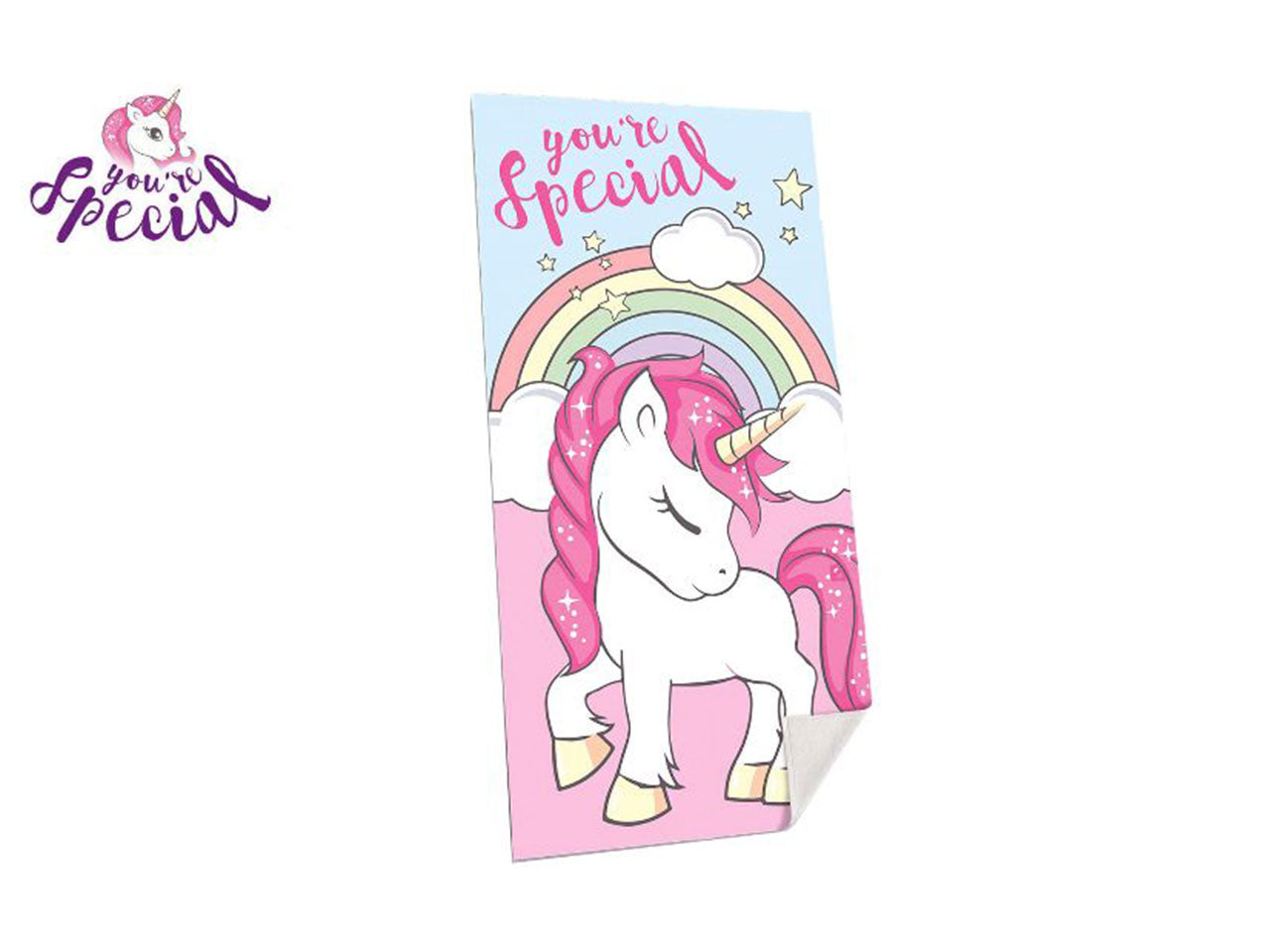Telo in cotone unicorn 140x70cm