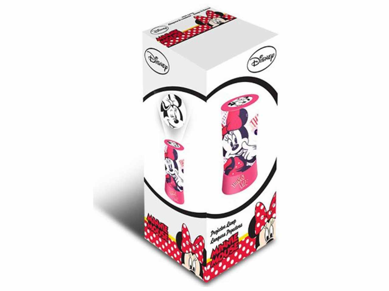 Minnie lampada cilindrica con proiettore led 20cm