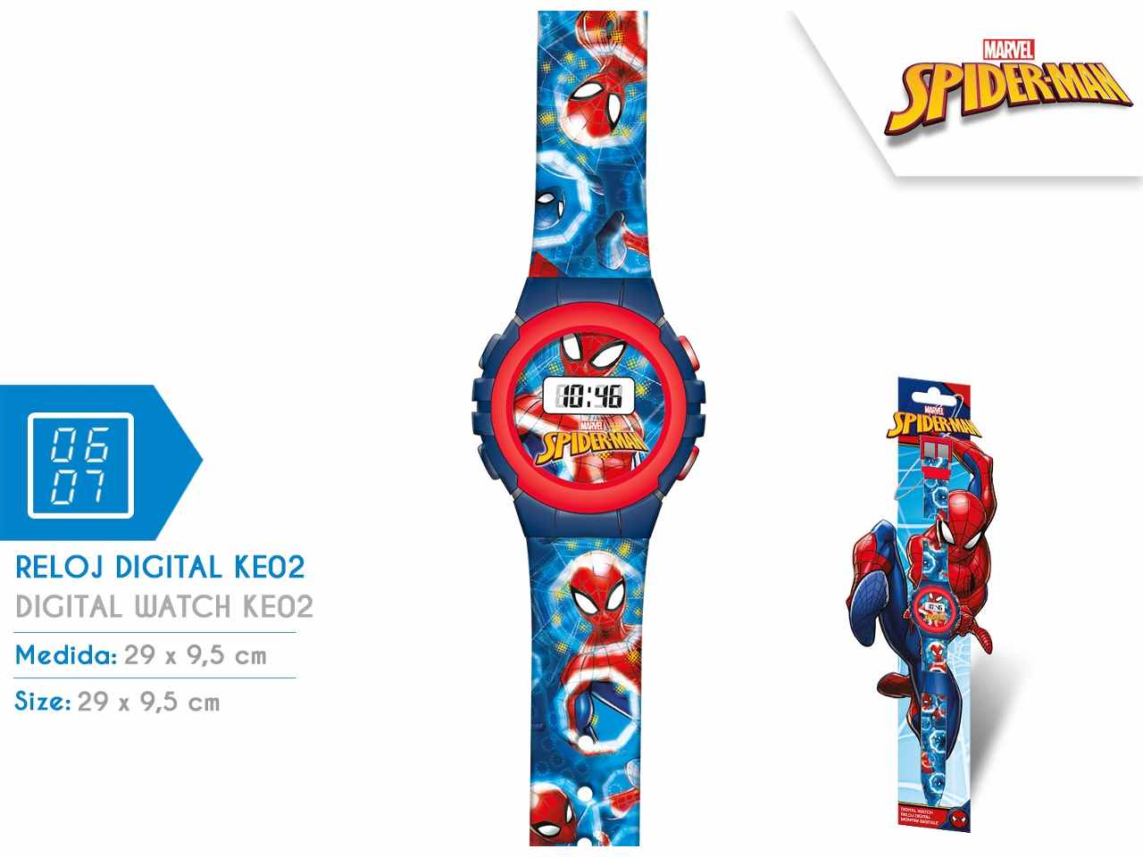 Spiderman orologio digitale