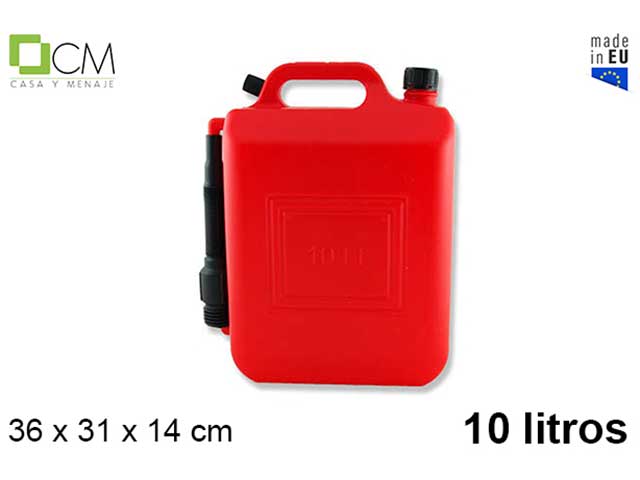 Tanica c.tappo+tubi flessi 10lt 102749
