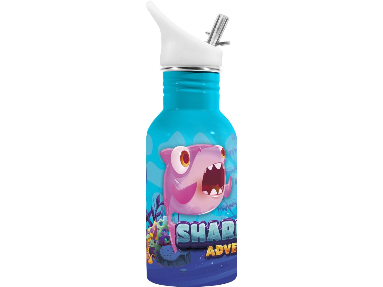 borraccia acero in acciaio inossidabile 500ml sharkland