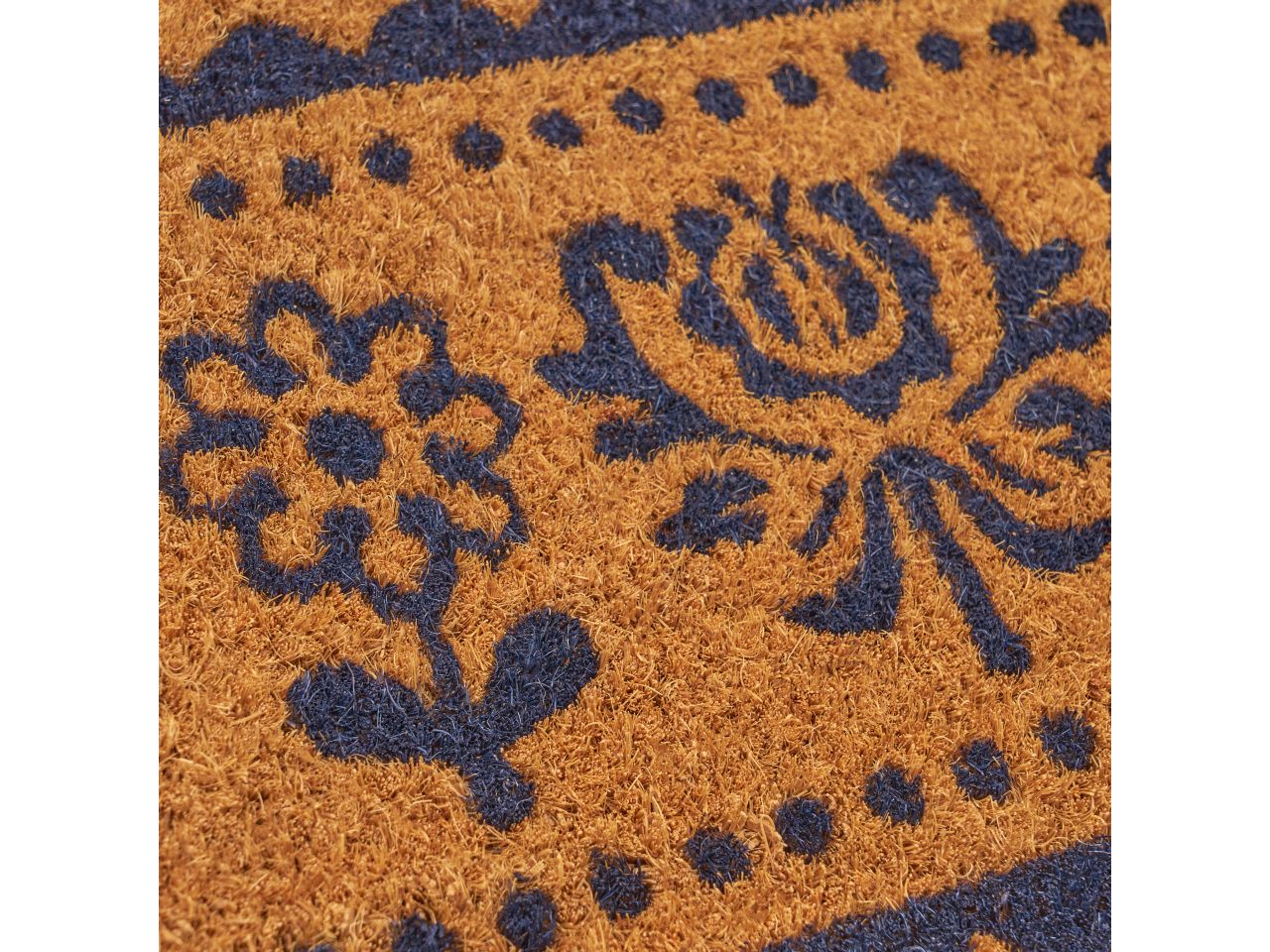 Zerbino damascato in fibra di cocco misura 60x40x1,50cm