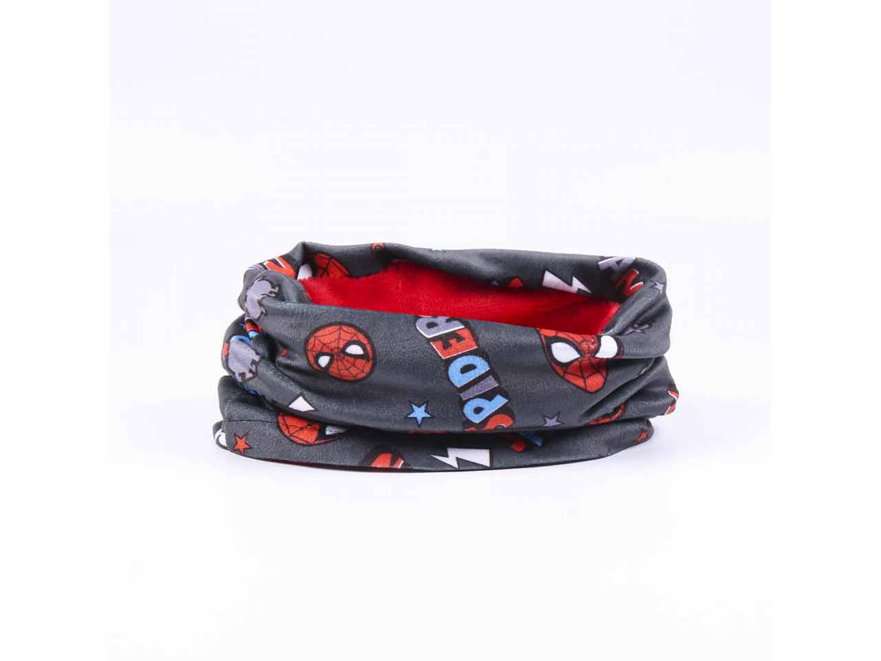 Spiderman cappello con guanti e scaldacollo